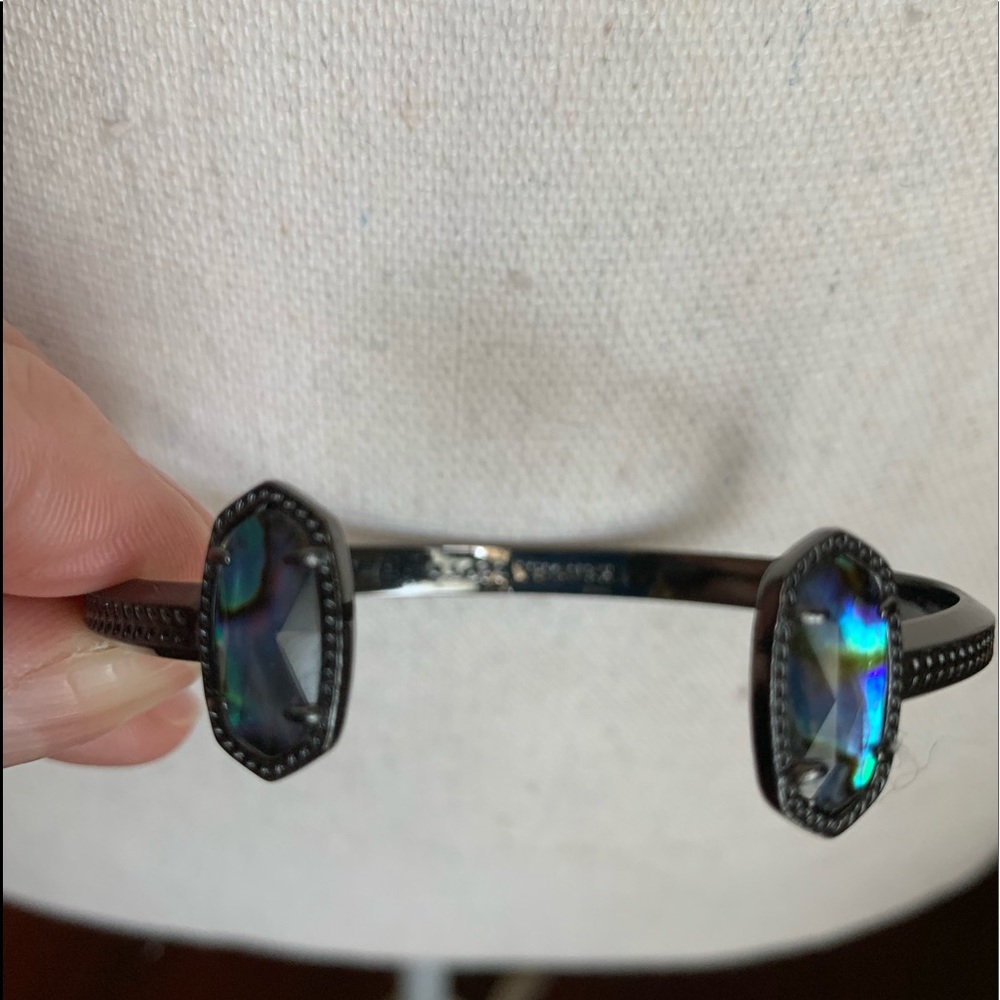 Kendra Scott Elton Cuff Bracelet in Abalone